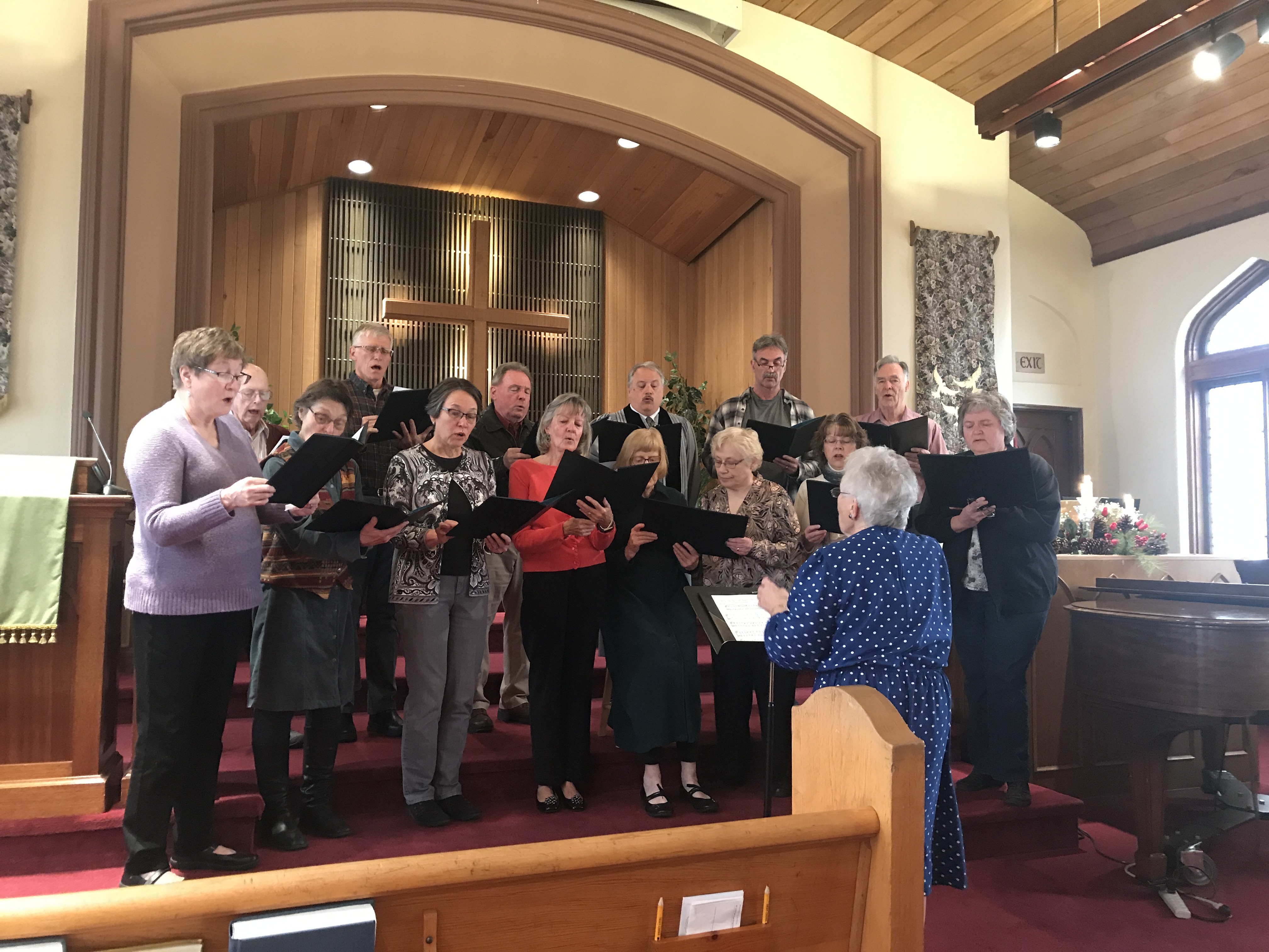 Choir at Cashmere Presbyterian Church